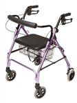 GF Health Lumex Walkabout Lite RJ4300L Four-Wheel Rollator, 1 Count