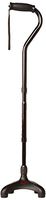 Harvy Quad Cane - Walking Stick for Men and Women - Lightweight Adjustable Folding Cane/Staff - Right and Left Hand Grip for Stability Comfort Support - Four Prong Base Walking Cane/Stick