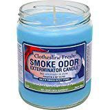 Smoke Odor Exterminator 13oz Jar Candles (Clothesline Fresh, 3)