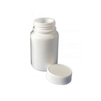 5PCS Empty Portable Plastic Solid Powder Medicine Pill Powder Bottles Tablet Sample Storage Container for Medicine Tablet Solid Powder Capsule Vitamin