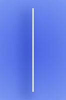 Wow Plastics Inc. Slim Cocktail/Stir Straw 5.25" - White - 10/1000 (10,000/Case)