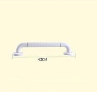 Bathroom safety rails Handrail, Wall-mounted Bathroom Home Hotel Creative Fashion Elderly/pregnant Woman Stainless Steel Plastic Non-slip Handrail, White/yellow, 4 Sizes