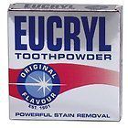 Eucryl Smokers Toothpowder Original 50g, Powerful Stain Remover by Eucryl