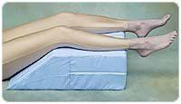 Leg Elevator - Blue Orthopedic Bed Wedge - 8" High x 20" x 24" DMI #80718B