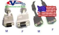 VGA Extension Cable SVGA Male to Female HD15 Monitor Video Adapter Cable with Ferrite Cores Support 1080P Full HD for Laptop, PC, Projector, HDTV, Display and More VGA Enabled Devices 10FT_ 2 Pack