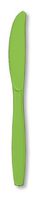 Club Pack of 288 Fresh Lime Green Premium Heavy-Duty Plastic Party Knives