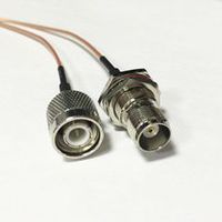TNC Male Plug Switch TNC Female bulkhead pigtail cable RG178 15CM 6" Adapter High Quality Ships Quickly From USA