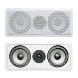 Acoustic Audio CS-IW26CC 250 Watts in-Wall Dual 6.5-Inch Center Channel Speaker, White