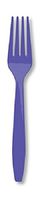 Club Pack of 600 Grape Purple Premium Heavy-Duty Plastic Party Forks