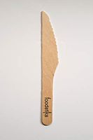 Foodstiks - Premium Wooden Disposable Knife | 100% Natural and Eco-Friendly Products | Ideal for Wedding, Anniversary, and Birthday Parties | Bulk of 1,000 Piece