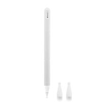 Apple Pencil 2nd Generation Silicone Cover-White for Apple iPad Pro 11 (2018) (A1934,A1979,A1980,A2013) Apple iPad Pro 12.9 (2018) (A1876,A1895,A1983,A2014)