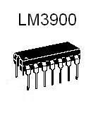 Quad Op Amp IC - LM3900