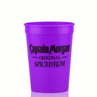 12 oz. Smooth Colored Stadium/Souvenier CupPURPLE,full case of 500