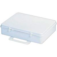 First Aid Box Polystyrene - 13-11/16x2-3/4x9-1/4 - Pkg Qty 10 (B576-43-HIPS)