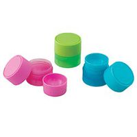 Assorted Vertical Contact Lens Cases - Eyecare Accessories - 50 per Pack