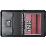 Prat Start Premium Presentation Case, Ribbed Cover and Spine-Mounted Handle, Multi-Ring Binder with 10 Sheet Protectors, 17 X 14 inches, Black (SPR-2171)