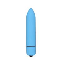 LKJNB 9 Color Bullet Virtor for Woman AAA Battery Waterproof Cllitoris Stimulate Wireless Long Seex Six Toys Seex Products,Blue
