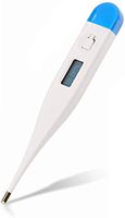 Digital Thermometer, Rectal and Oral Thermometer for Adults and Babies, Precision Thermometer for Fever - Accurate and Fast Readings with Fever Indicator, Blue