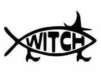 Chase Grace Studio Witch Wicked Witch Vinyl Decal Sticker|Black|Cars Trucks Vans SUV Laptops Wall Art|5.5" X 3"|CGS317