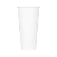 Karat C-KCP22W 22 oz Paper Cold Cup, White, White (Pack of 1000)