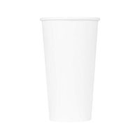 Karat C-K520WU 20 oz Paper Hot Cup, White (Case of 600)