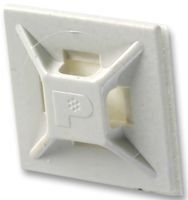 PANDUIT ABMM-A-C CABLE TIE MOUNT, 4WAY, 19.05MM W, ABS, WHT, PK100