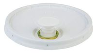 Hudson Exchange Lid with Spout and Gasket for 3.5, 5, 6, and 7 gal Buckets, HDPE, White, 60 Pack