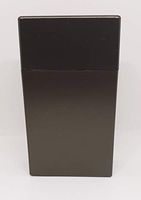 KSI Bronze Flip Top Open Plastic 100s Size Plastic Cigarette Case