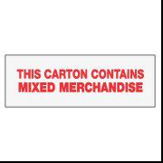 2" x 110 "Mixed Merchandise"