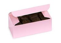 Set of 10-1/2 lb. Gloss Candy Glossy Pink Wedding Party Favor Boxes 5.5" x 2.75" x 1.75"