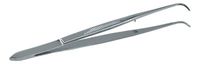 Grafco 2764 Eye Dressing Forceps - Full Curved, 4"