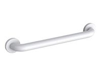 WingIts WGB6YS18WH STANDARD Series 18-Inch Length x 1.50-Inch Diameter Polyester (YS) Painted Stainless Steel Grab Bar, White