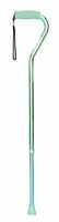 Essential Medical Supply Endurance Offset Handle Cane, Silver