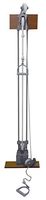CanDo 10-0668 Chest Weight Pulley System, One Tower, Dual Handle, Lower/Mid, 5 x 2.2 lb
