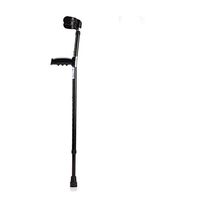 HFENGHUANG Forearm Aluminum Crutch, Lightweight Aluminum Alloy-Height-Adjustable, Mobility Aid for The Disabled