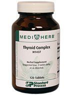 Standard Process MediHerb Thyroid Complex 120 Count