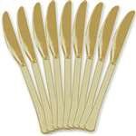 Plastic Knives Heavy Weight Gold 48 Count