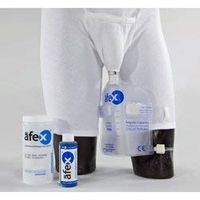 Afex Management System for Male Incontinence with High Receptacle Recommended for Active Daytime use Large Waist