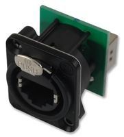 NEUTRIK NE8FDP-B-D RJ45 ETHERNET CONNECTOR, JACK 8WAY PANEL