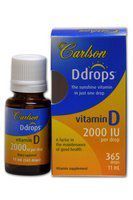 Carlson Ddrops 2000 IU, 10ml by Carlson Laboratories