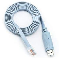 Cisco Compatible Console Cable, 6ft, FTDI USB to RJ45 Console Cable / Windows 7, 8 / Vista / MAC / Linux / RS232 Switch Router