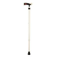 Crutches Adjustable Aluminum Alloy Anti-Skid and Durable Elderly Stick Walking Stick Stretching Device, Bearing Weight About 90KG (Color : Silver)