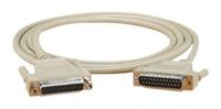BLACK BOX Corp BC00702 Serial Cable, 6FT, RS232, Shielded, cm Molded, DB25 M/F, W/THUMBSCREWS