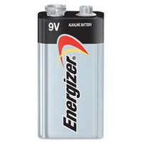Alkaline Energizer Battery, 9 Volt, Sold as 1 Package