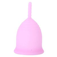 Sizilian Women Comfortable Menstrual Cup Medical Silicone U-Shape Reusable Month Period Menstrual Cup Hygiene Care Purple L