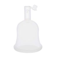 LWWOZL Menstrual Cup | Reusable Silicone Menstrual Cup | Leakproof Washable | Size Optional (Color : White, Size : 2.8×1.7in)