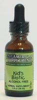 Kid's Biotic Alcohol Free American Supplements 1 oz Liquid