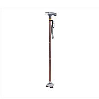 ZSMPY Crutches, Three-Legged Cane, Aluminum Alloy, Lamp, Retractable, Underarm, Elderly, Walking Stick