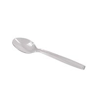 Karat U2023C 6.5" PS Extra-Heavy Weight Disposable Teaspoon, Clear (Pack of 1000)
