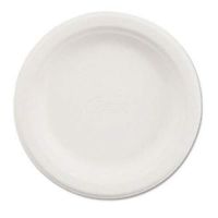 Paper Dinnerware, Plate, 6'' dia, White, 1000/Carton, Sold as 1 Carton